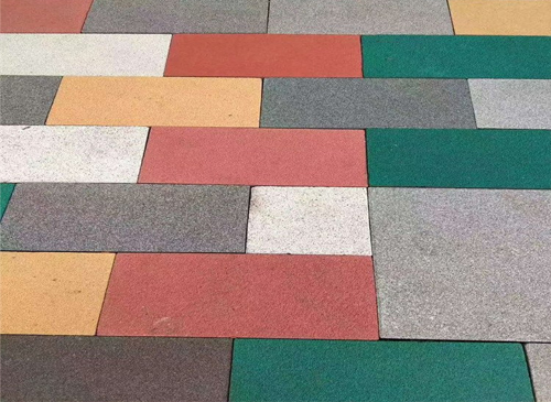 彩色透水砖铺装案例