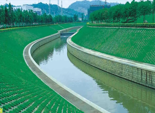 沟渠植草砖铺装案例
